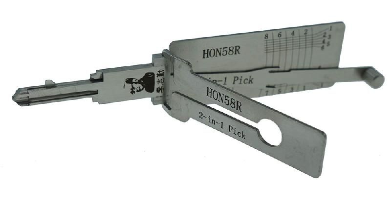 Lishi HON58R - Crocheteur et décodeur pour serrures automobiles Honda, Isuzu, Opel_0