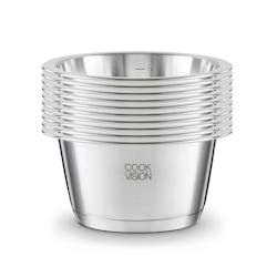 Pack 10x casseroles 16 cm cookvision - Acier inoxydable 18/10 6011600P10_0
