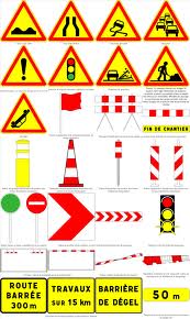 Panneau temporaire type ck et panonceau type km_0