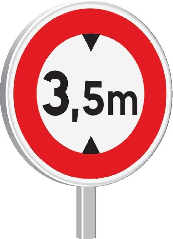 Panneaux permanents Taliasign B 450 mm classe 1 - PPTLGLV1B12-TL01/P_0