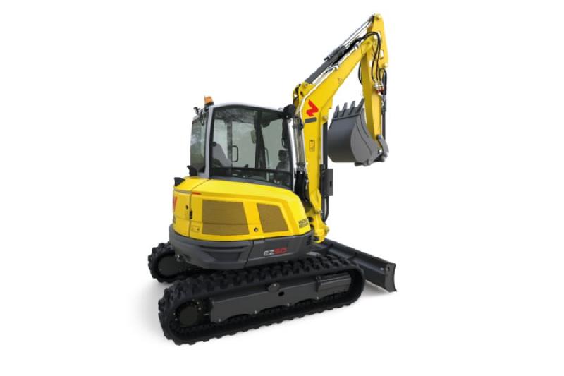 Pelle sur chenilles Wacker Neuson EZ50 - 32.5 kW - profondeur de fouille max 3 667 mm - poids 4.847 à 5.855 kg_0