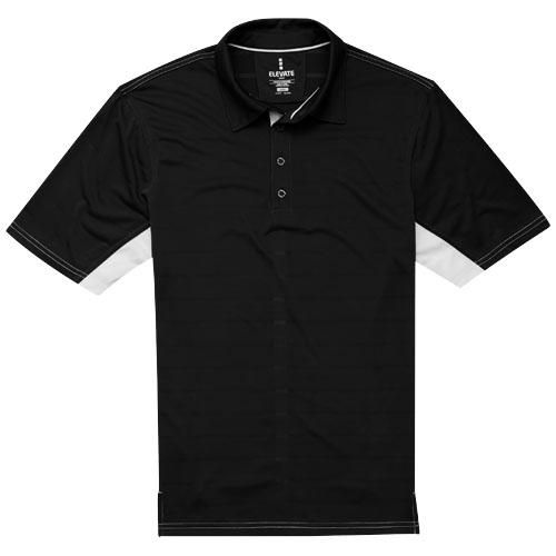 Polo Cool Fit manches courtes pour homme Prescott - tricot jersey texturé 100% micro polyester - finition respirante Cool Fit_0