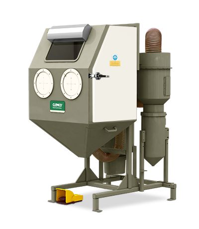 Pulsar II - Cabine de sablage Clemco - compacte, réglable en hauteur, 350 kg_0