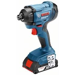 Visseuse a chocs sans fil BOSCH PROFESSIONAL - GDR 18V-160, 2 batteries 2.0 Ah, L-BOXX - noir 0 601 9G5 100_0