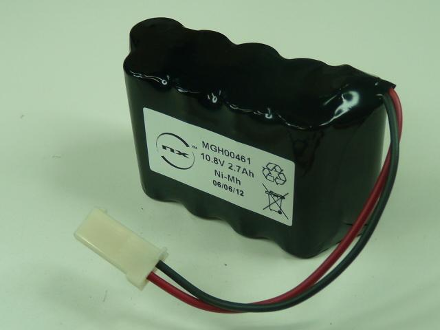 BATTERIE NIMH 9X AA VH 9S1P ST7 10.8V 2700MAH AMP_0