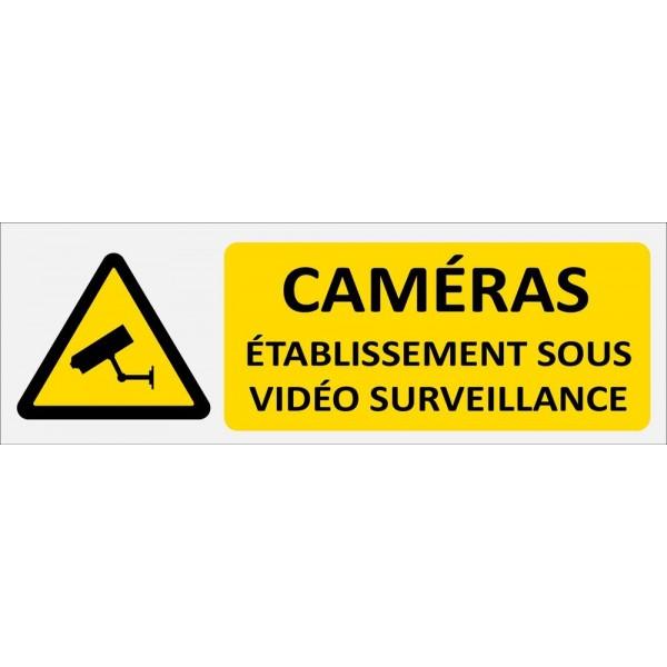 Cam14 - Signalétique vidéo surveillance adhésive ou panneau semi-rigide - Adhésécure_0