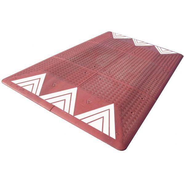 Coussin berlinois - Facile à installer & très visible - 4 à 6 éléments - Caoutchouc vulcanisé - Réflecteurs de nuit - Rolléco_0