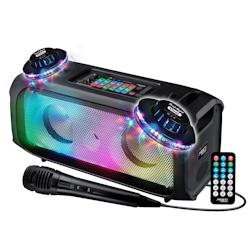 Enceinte DJ - Party Karaoké Blaster900 DJ sur batterie Puissance 900W Bluetooth USB Radio, PC PAD DJ 72 EFFETS, Micro, Ovni - 3701123948831_0