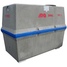 Fosse toutes eaux AP5 avec préfiltre - 3000 litres - 235x118cm - Hauteur 167cm - Réf 10115 - Béton_0