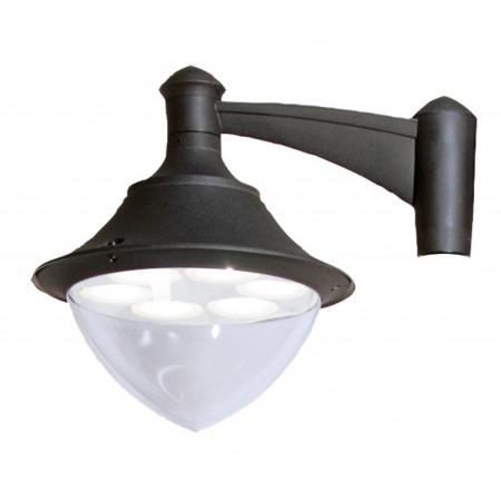 Luminaire pour mât Gunther-48 IP65 GX53 6x10W noir - extérieur - résine et méthacrylate transparent_0