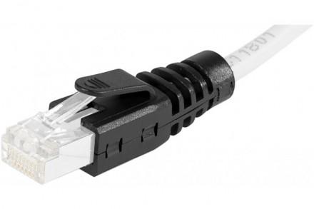 Manchons clipsables RJ45 noirs - Sachet de 10 pièces - Garantie 1 an_0