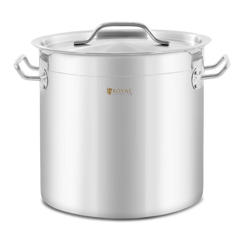 MARMITE CASSEROLE 12 LITRES 250 MM POUR PLAQUES À INDUCTION ACIER INOXYDABLE 14_0004173 MARMITE CASSEROLE 12 LITRES 250 MM POUR PLAQUES À INDUCTION ACIER INOXYDABLE 14_0004173