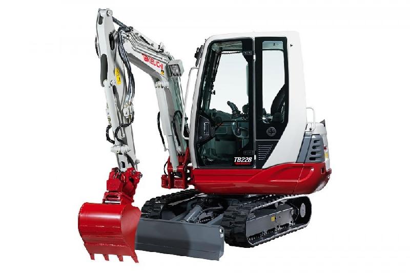 Mini pelle Takeuchi TB 228 - moteur Yanmar 3 cylindres - puissance 23,8 ch_0