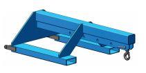 Potence enfourchable pour chariots élévateurs - Modèles fixes, télescopiques ou relevables - Capacité 2,5 T à 8 T_0