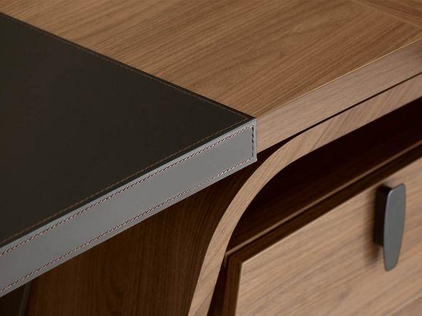 Sous Main Bureau Noir Simili Cuir 56 X 36 Cm Bazis Az