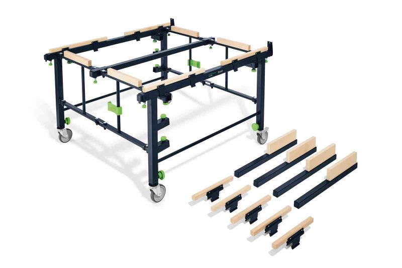 Table mobile de sciage et de travail STM 1800 - Festool France - réglable en hauteur jusqu'à 90 cm - 205183 - idéale pour panneaux jusqu'à 3100x2150 mm_0