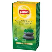 THÉ VERT MENTHE LIPTON - BOÎTE DE 25 SACHETS