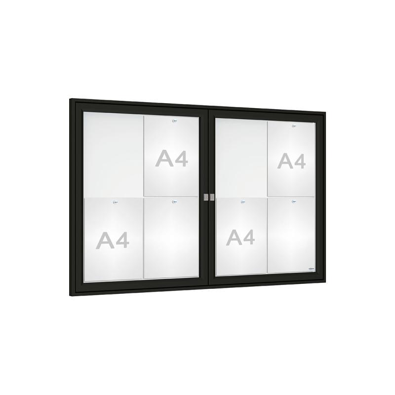 Vitrine Tradition épaisseur 30 mm Double Battant_0