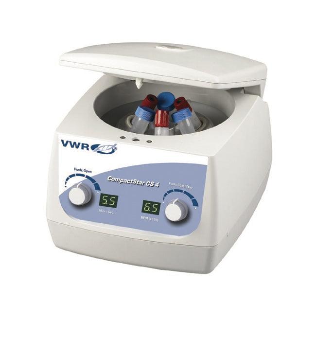 Centrifugeuse de laboratoire VWR CompactStar CS4 - Haute vitesse jusqu'à 6500 min⁻¹ / 4000×g - Rotor 6x15mL inclus_0