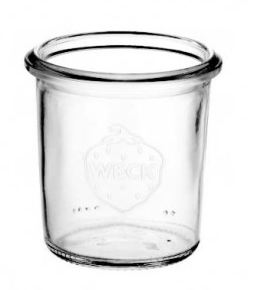 Bocaux en verre WECK droit 140 ml Ø 60mm SANS couvercle ni joint (diam. 60 mm) - WN000072_0
