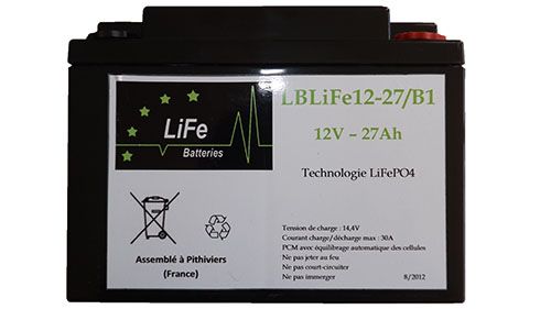 Batterie au Lithium Fer Phosphate (LiFePO4) et Lithium Polymère (LiPo) - Type : 3.2V - LiFePO4_0