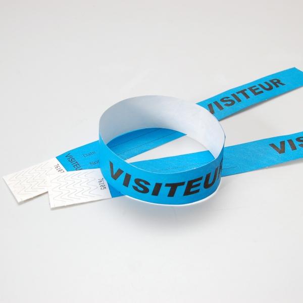 Bracelet d'évènementiel Tyvek 