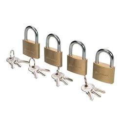 Cadenas Interchangeables 40 mm – Lot de 4 – Sécurisez Vos Effets Personnels - Silverline - gris 5055058163462_0