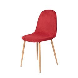 Chaise Scala rouge -  Autre Tissu Amadeus 44x55 cm - rouge textile 3520071964959_0