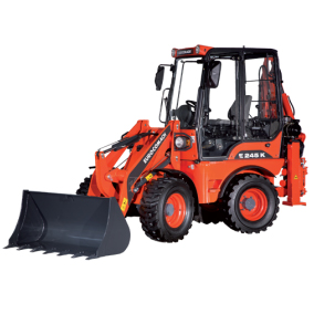 Chargeuse pelleteuse E 245 K - 3800 kg - 35,6 kW (48,4 HP) - Charge opérationnelle 1600 kg_0