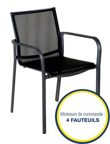 FAUTEUIL DE TERRASSE HEGOA GRIS