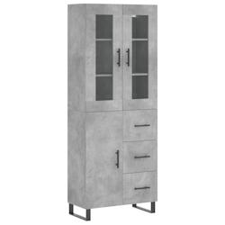Helloshop26 - Buffet bahut commode armoire meuble de rangement organisateur cuisine salle de séjour salon haut 69,5 x 34 x 180 cm 02_0034626 - 300021_0