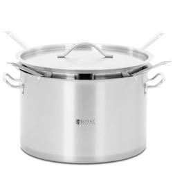 Helloshop26 - Cuiseur à pâtes cuit-pâtes professionnel 4 passoires 31 litres acier inoxydable argenté 14_0008815 - 3000221294650_0