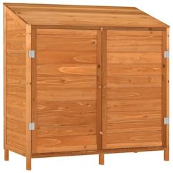 Helloshop26 - Remise de jardin 102 x 52 x 112 cm bois de sapin solide marron 02_0044042 - 3000219951213_0