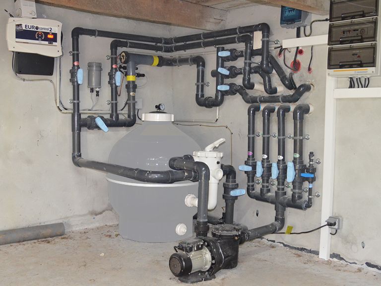 Médias de filtration d'eau - EuroPiscine - billes de verre recyclées 10-15 μ contre 40-50 μ_0