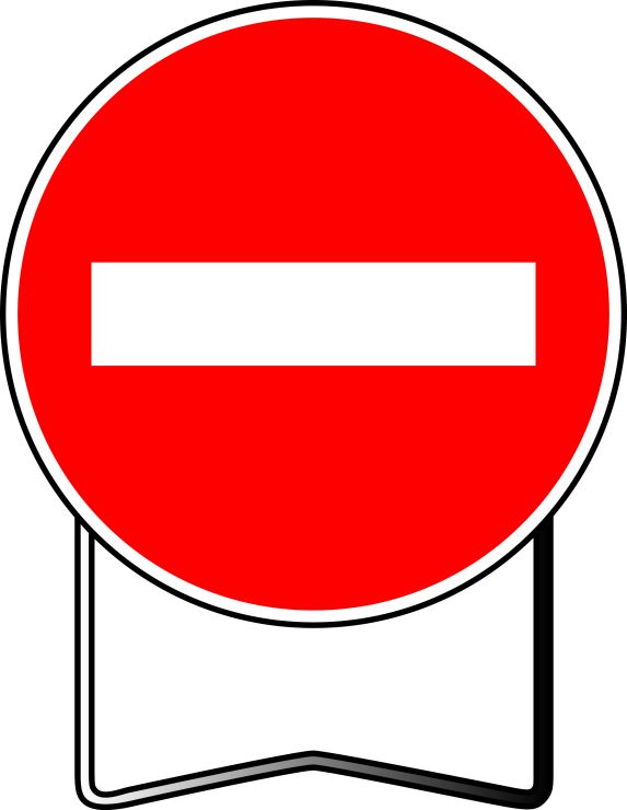 Panneau de signalisation chantier bk_0