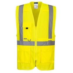 Portwest - Gilet EXECUTIVE haute visibilité avec poche pour tablette Orange Taille XL - XL orange 5036108351589_0