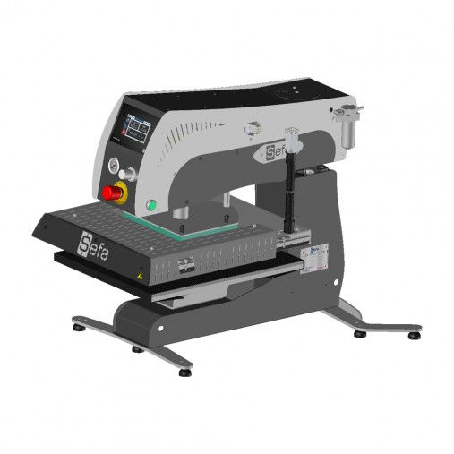 Rotex Air Lite V3 - Presse à chaud textile pneumatique SEFA - Épaisseur max 17 mm - Plateau rotatif 40x50 cm_0