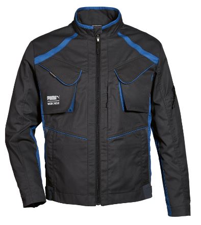 Veste Stretch PUMA 63%Polyester 34%Coton 3%Elasthanne 245g (Anthracite/Bleu) - PCV11-XS - Puma Work Wear_0