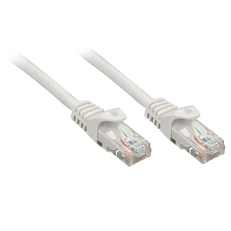 Lindy Basic - Câble réseau RJ-45 Cat.6 U/UTP 10m Gris - anti-coupure_0