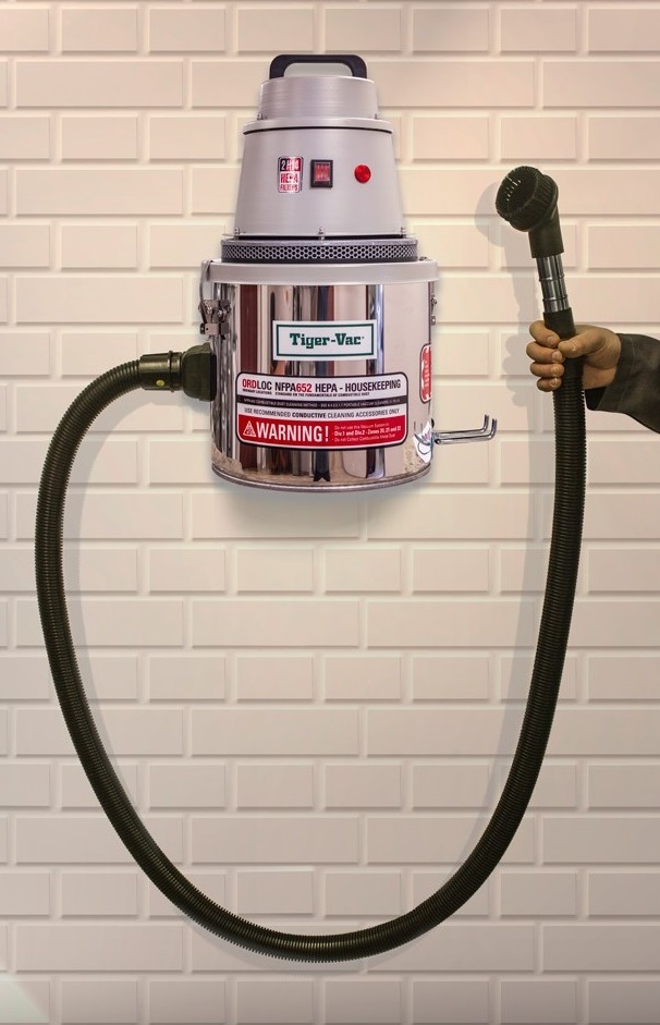 Aspirateur industriel 2d-1 (pcs-wm) HEPA Ordloc Series - récupération sécuritaire des poussières combustibles en zones non explosives_0