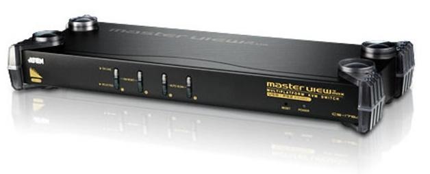 ATEN CS1754 - Commutateur KVM USB-PS/2 rackable 19'' avec fonction audio, contrôle jusqu'à 64 serveurs_0