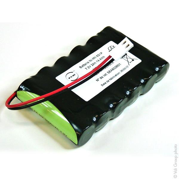 BATTERIE NIMH 6X AA 6S1P ST1 7.2V 2AH MOLEX_0