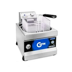Cleiton® - Friteuse électrique 8 litres / Friteuses professionnel pour la restauration et chauffe rapide_0