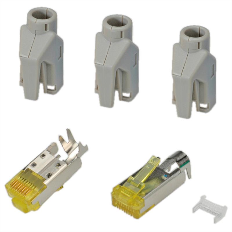 Connecteur HiRose TM31 blindé, manchon gris, 50 pièces_0