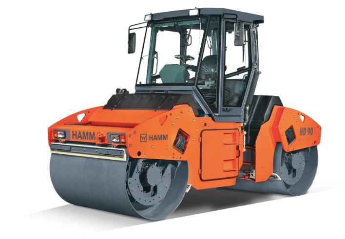 HD O90V rouleau compresseur tandem - Hamm - 9180 kg - cylindres vibrant et oscillant_0