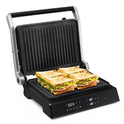 Helloshop26 - Grill multifonction electrique 1800-2000w tactile intelligent ouverture à 180° minuterie 4h 5 modes automatiques 20_0005308 - 30002002_0