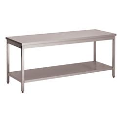 L2G Table inox centrale démontable 85 x 160 x 70 cm L2G - inox BUD-DCTCE167_0