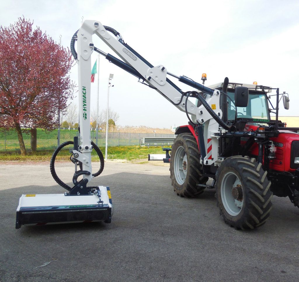 Mantis broyeur d'accotement - Hymach - bras de 6 à 10 m - tête de broyage à rotor_0