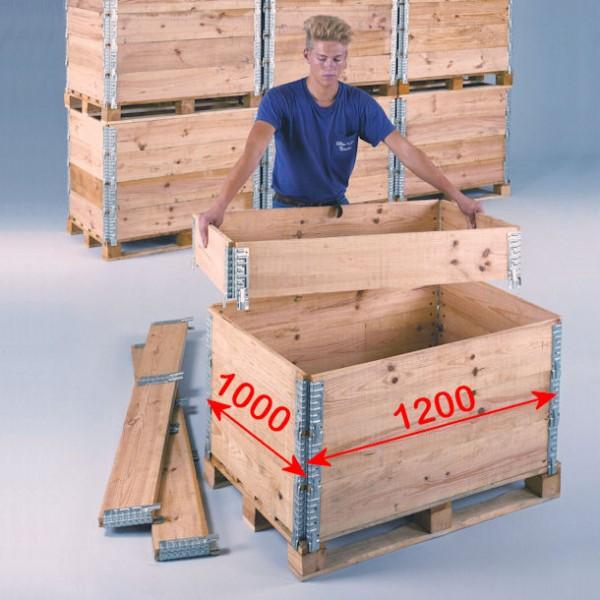 Palette Europe avec rehausse - Charge maximale 1200 kg - Marque Rolléco_0