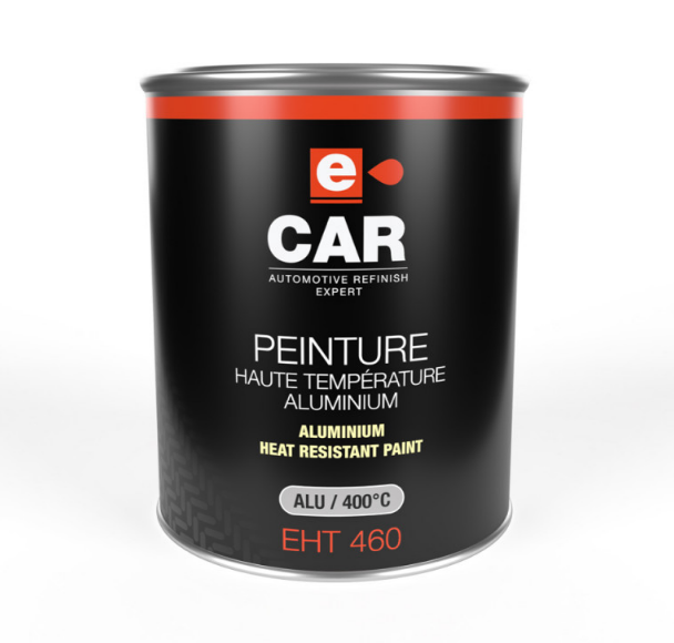 Peinture haute température couleur aluminium pour carrosserie automobile - 1L - Marque ECAR_0